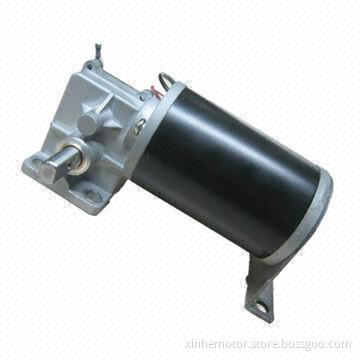 12V DC worm gear motor, large torque, low speed
